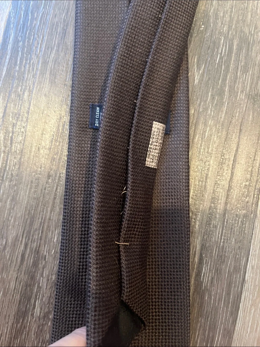 Hermes Brown Textured Silk Tie in Signature Box